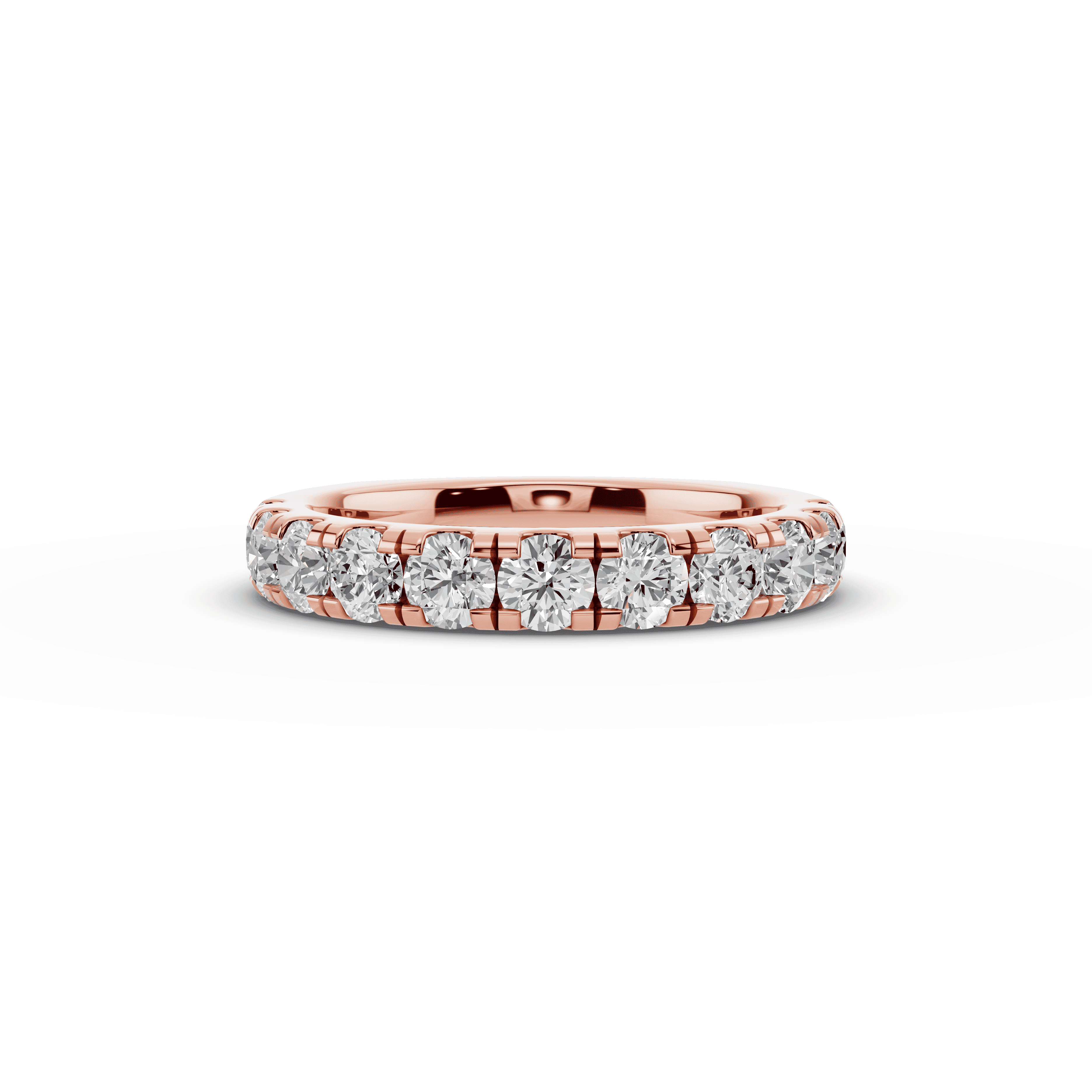 Signature Hearts & Arrows Pavé Lab Euroshank Band (1.10 ct. tw.)