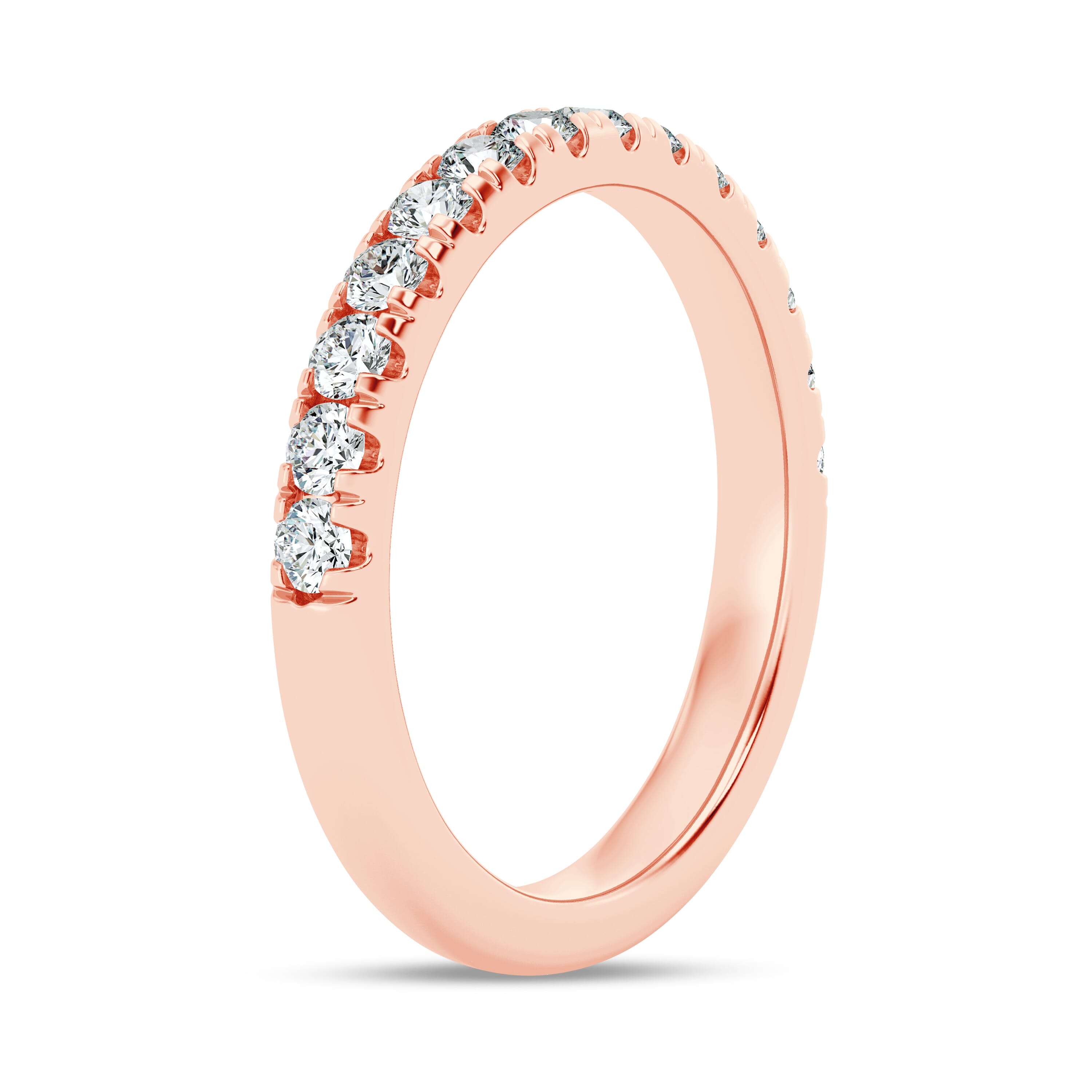 18K Rose Gold Signature Hearts & Arrows Pavé Lab Band (1/2ct. tw.)