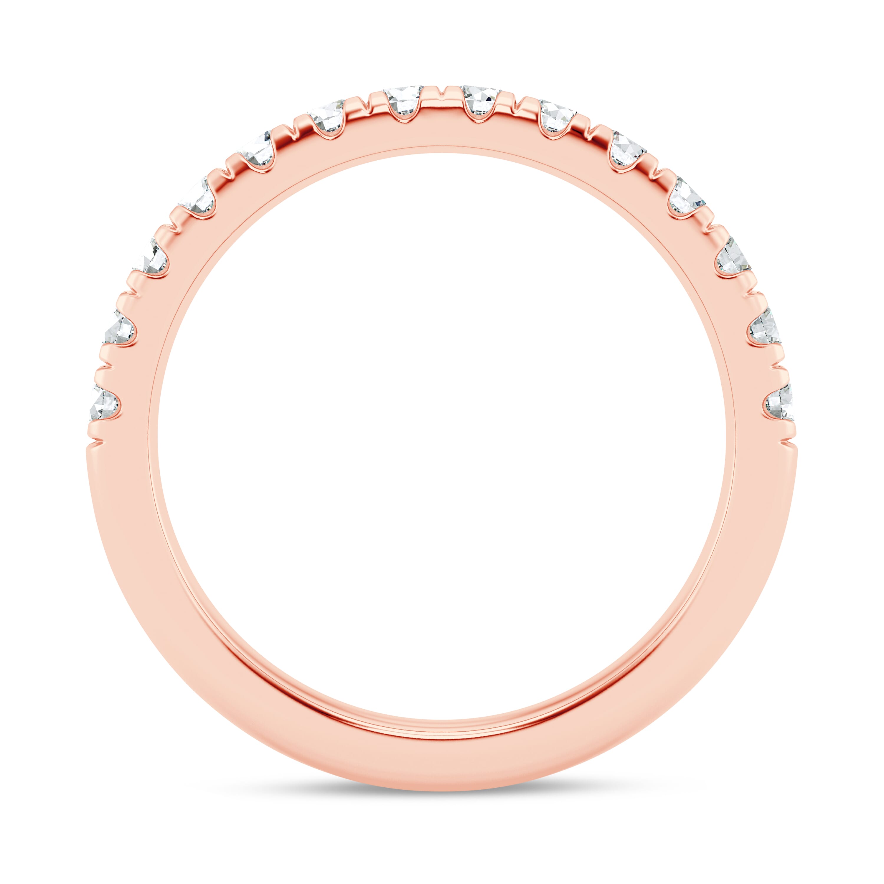 18K Rose Gold Signature Hearts & Arrows Pavé Lab Band (1/2ct. tw.)