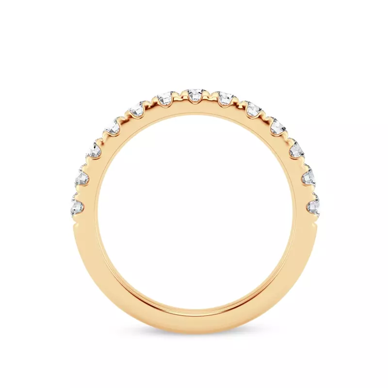 18K Yellow Gold Signature Hearts & Arrows Pavé Lab Band (3/4ct. tw.)