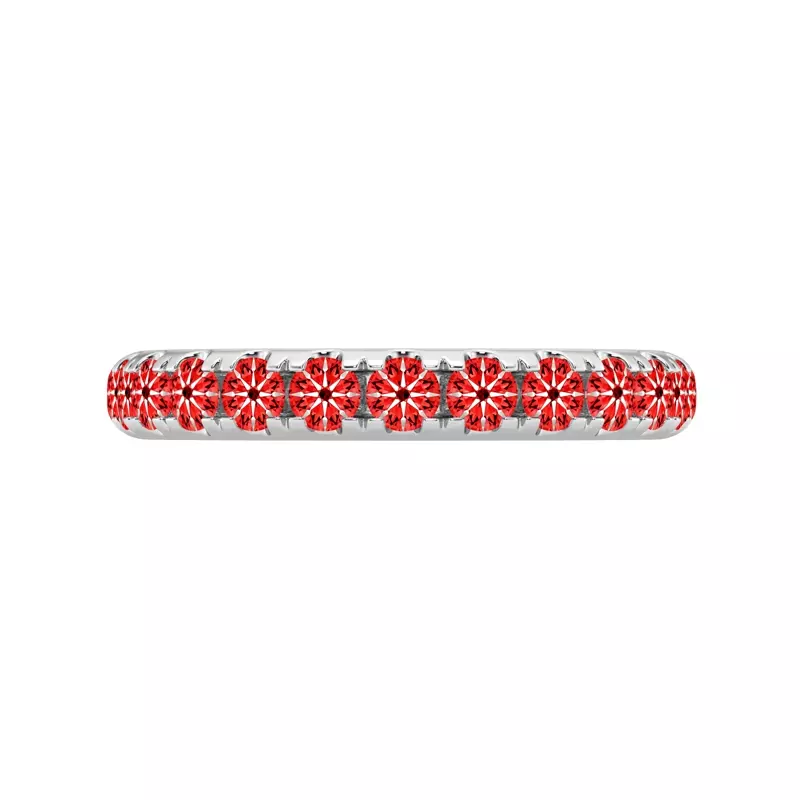 Platinum Signature Hearts & Arrows Pavé Lab Band (3/4ct. tw.)