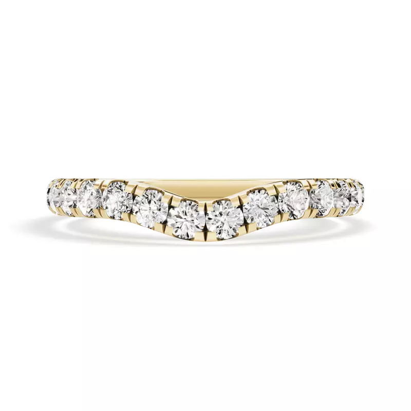 Signature Hearts & Arrows Curved Band (1/2ct. tw.)