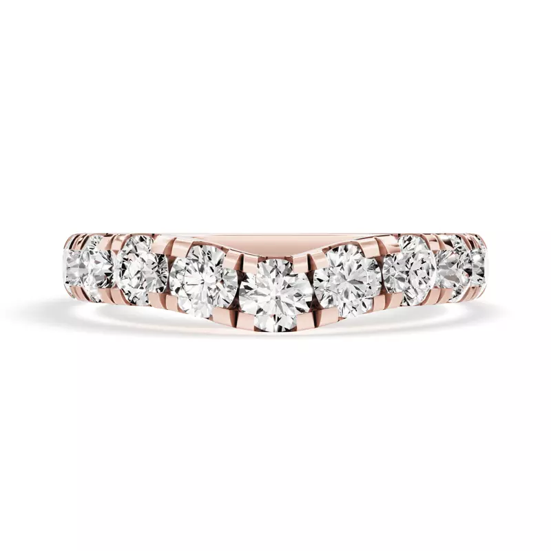 Signature Hearts & Arrows Curved Band (1.10ct. tw.)