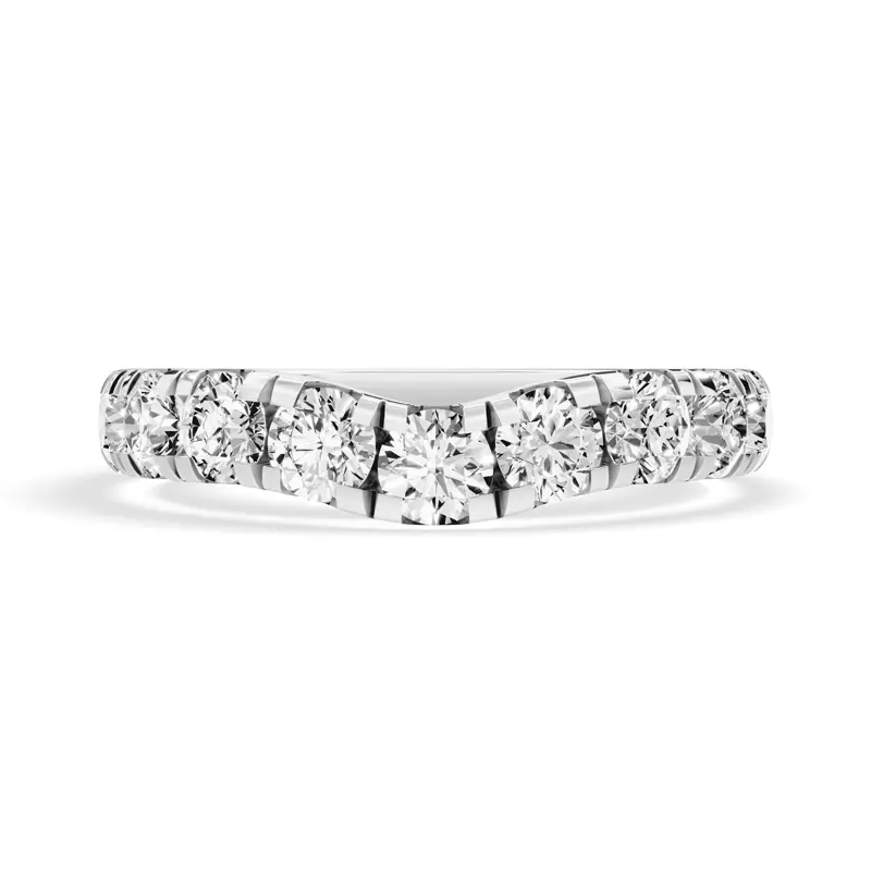 Signature Hearts & Arrows Curved Band (1.10ct. tw.)