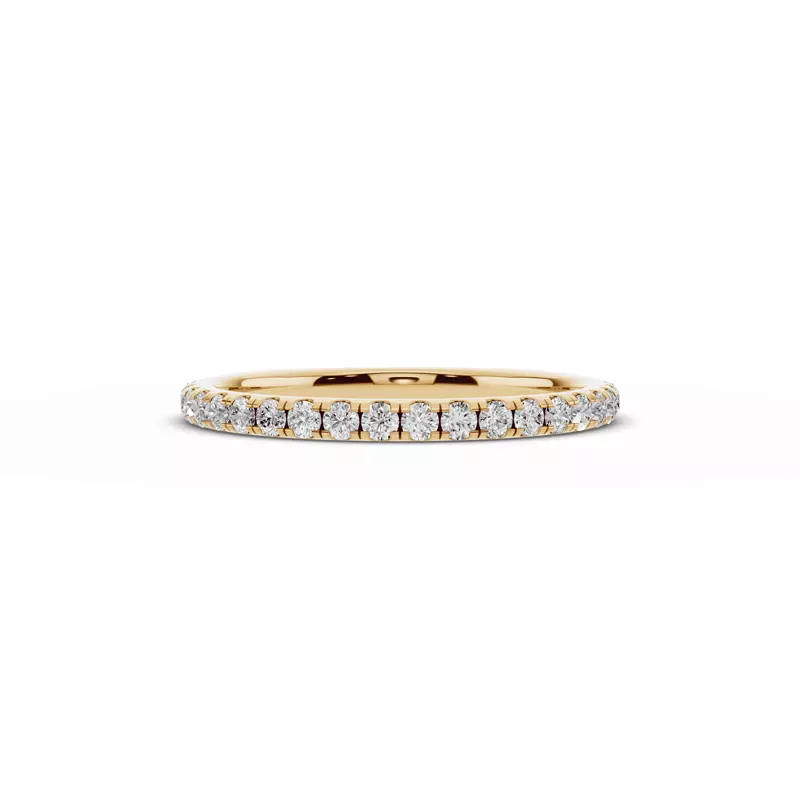 Signature Hearts & Arrows Pavé Euroshank Band (¼ ct. tw.)