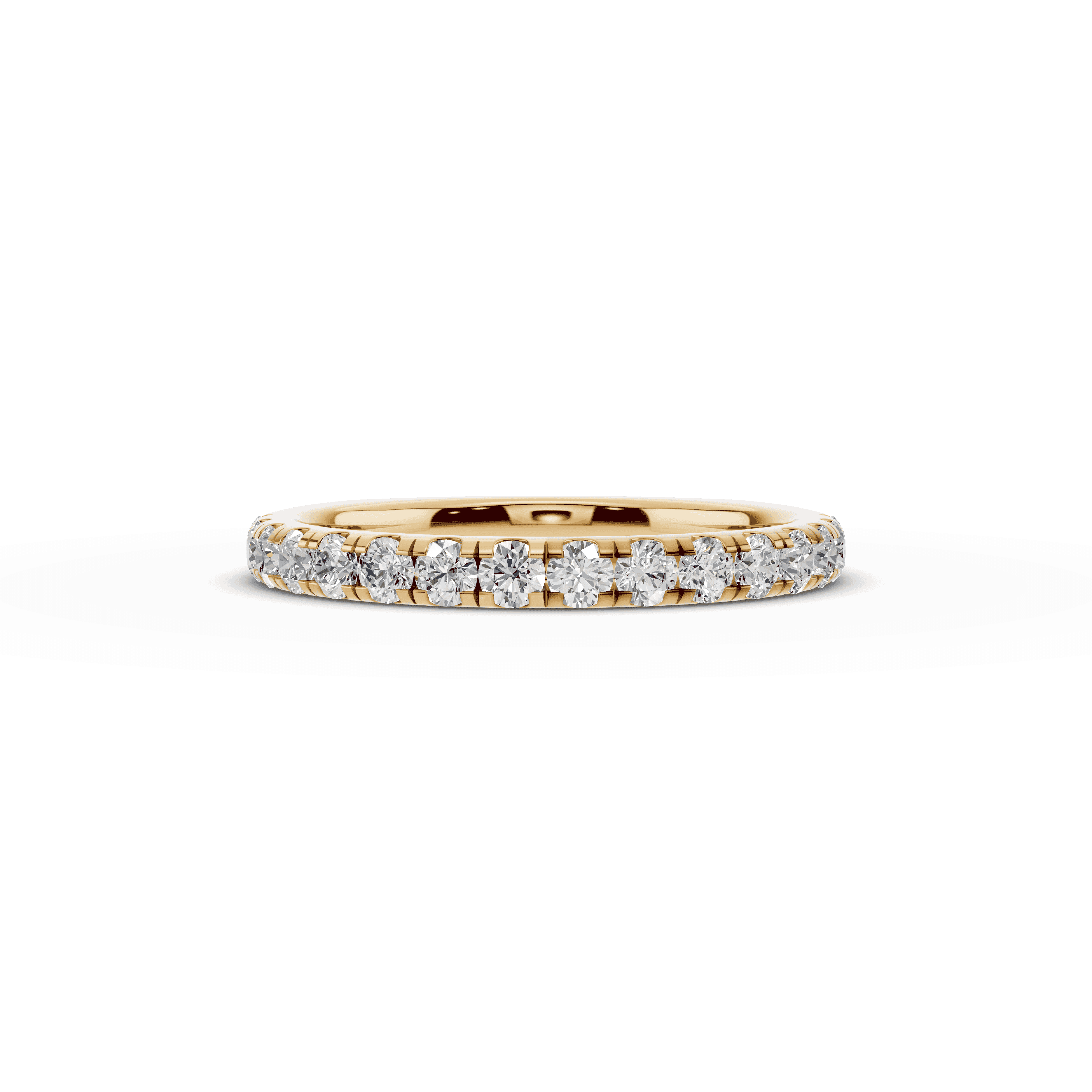 Signature Hearts & Arrows Pavé Euroshank Wedding Band (½ ct. tw.)