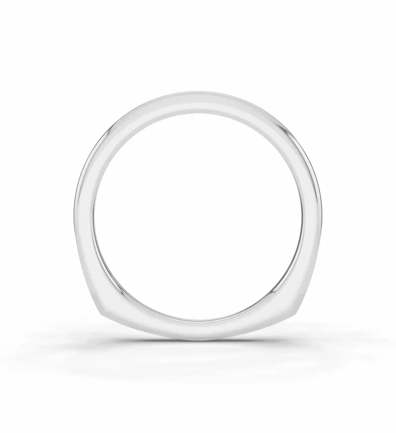 14K White Gold Tradition Euroshank Band (1.5mm)