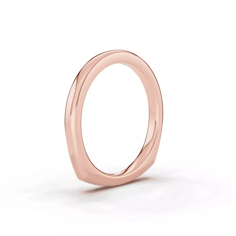 18K Rose Gold Tradition Euroshank Band (2mm)