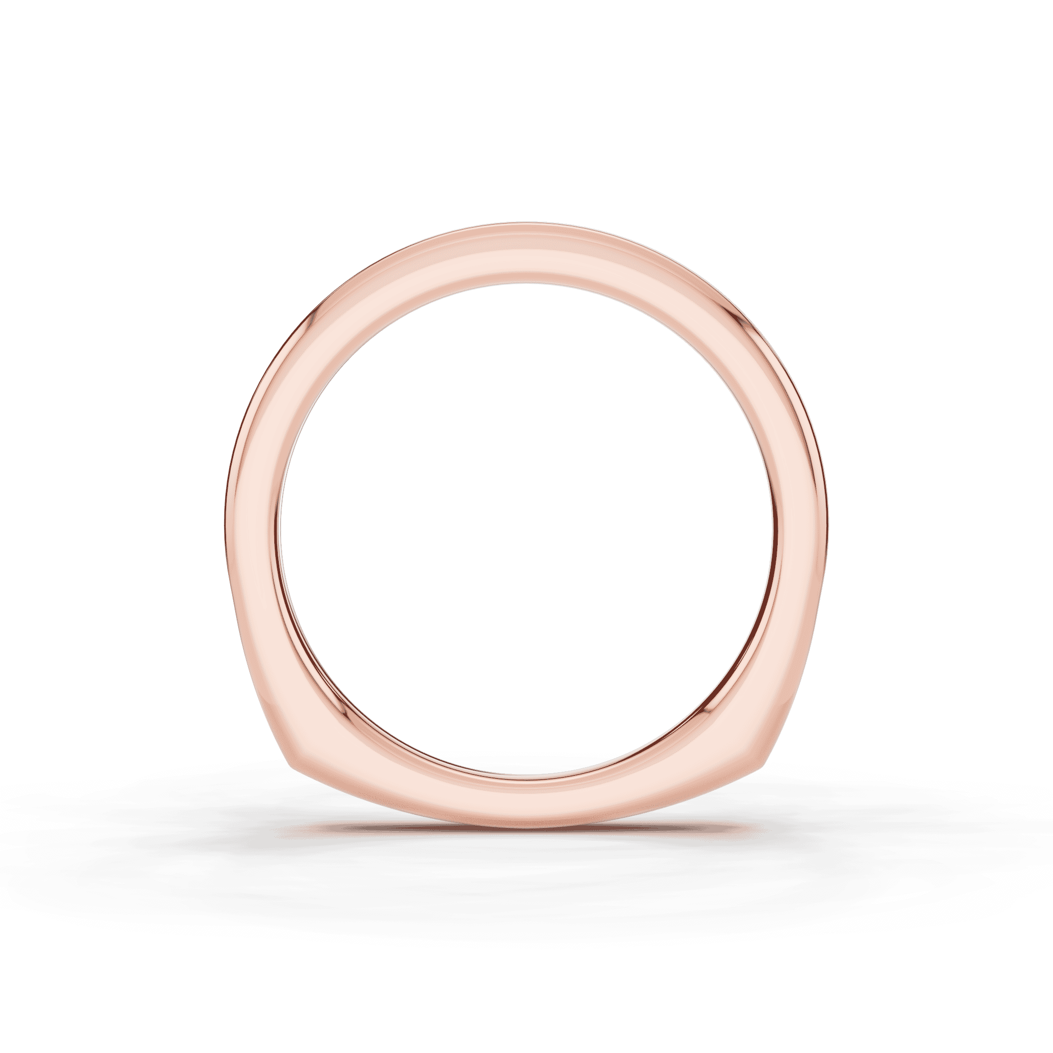 14K Rose Gold Tradition Euroshank Band (2mm)