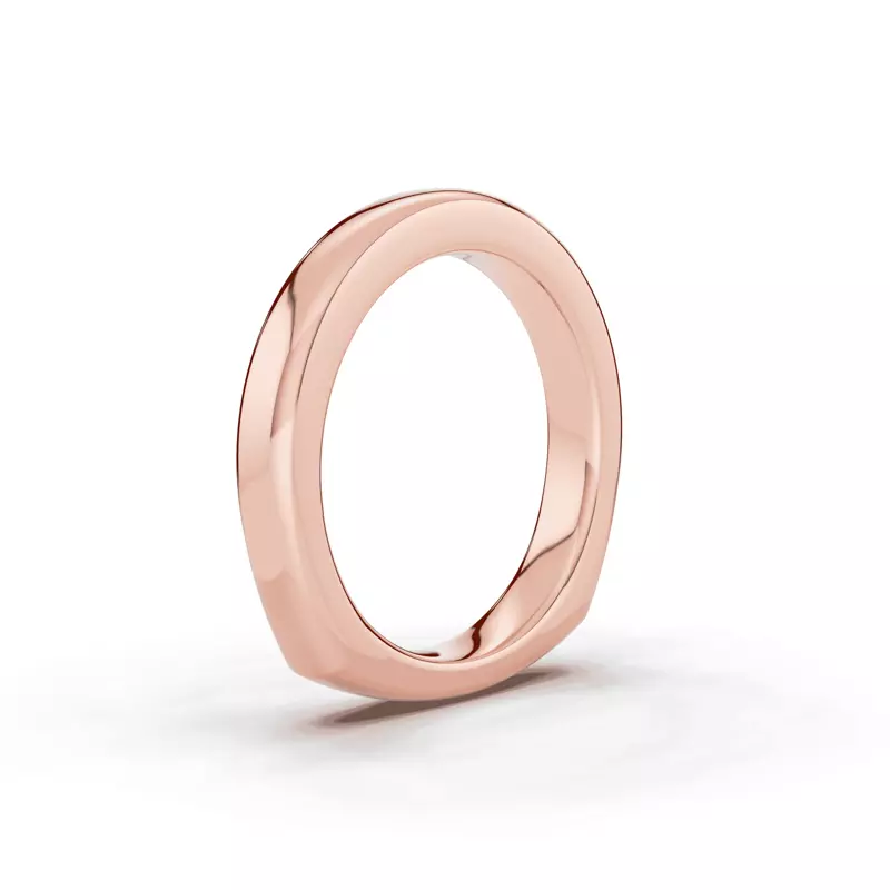 14K Rose Gold Tradition Euroshank Band (3mm)