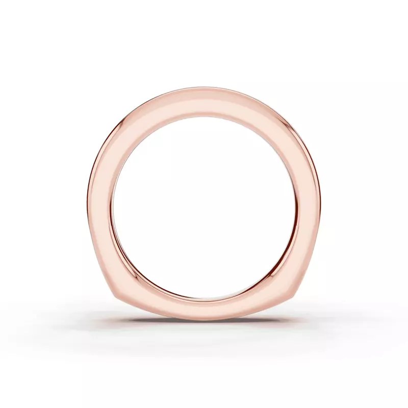 14K Rose Gold Tradition Euroshank Band (3mm)