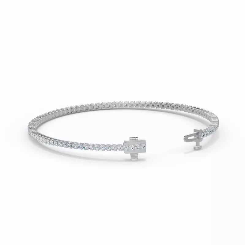 Platinum Two-Prong Diamond Tennis Bracelet (2 ct. tw.)