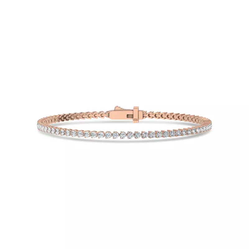 Three-Prong Diamond Tennis Bracelet (2 ct. tw.) - 7.5 In.