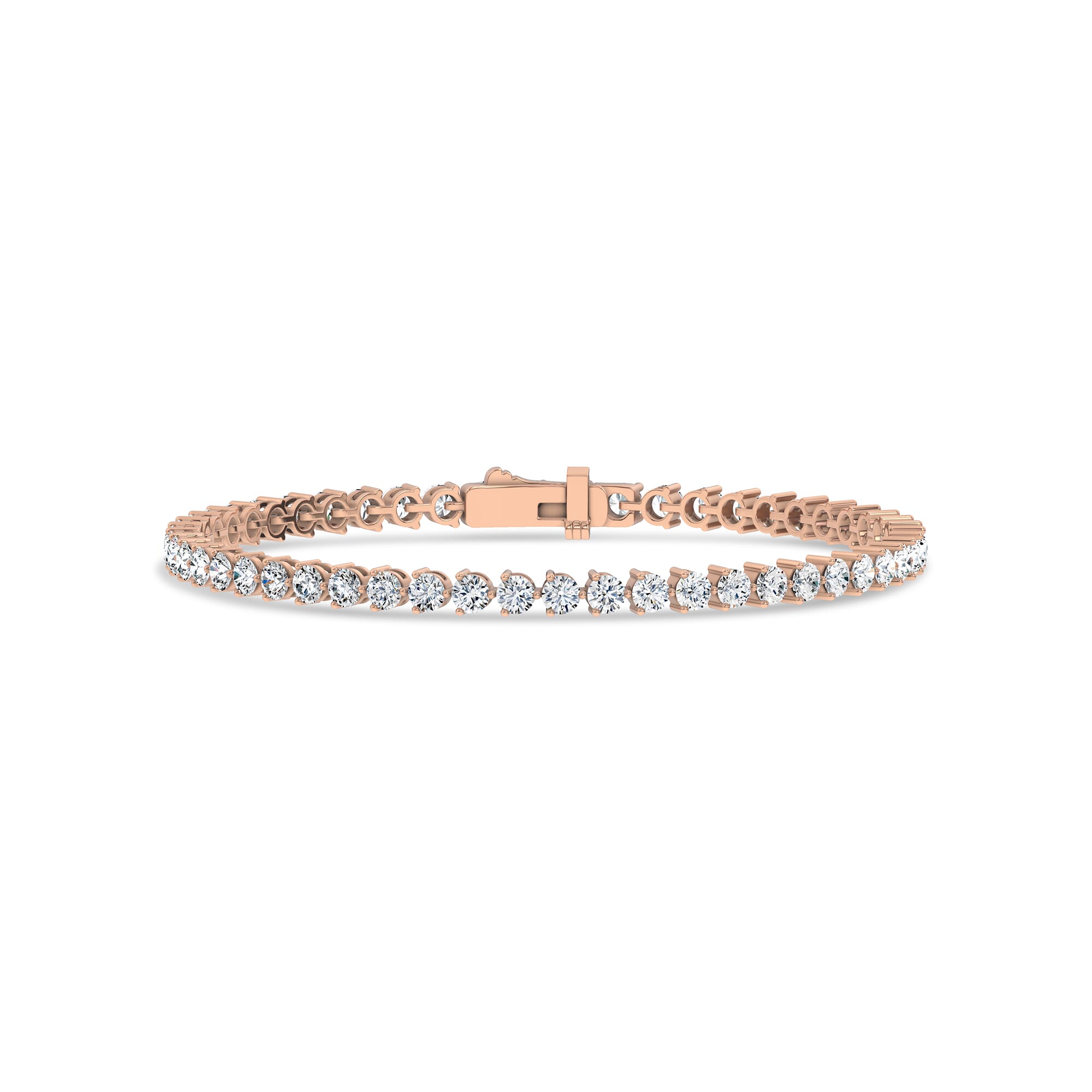 Three-Prong Diamond Tennis Bracelet (4 ct. tw.) - 7.5 In.