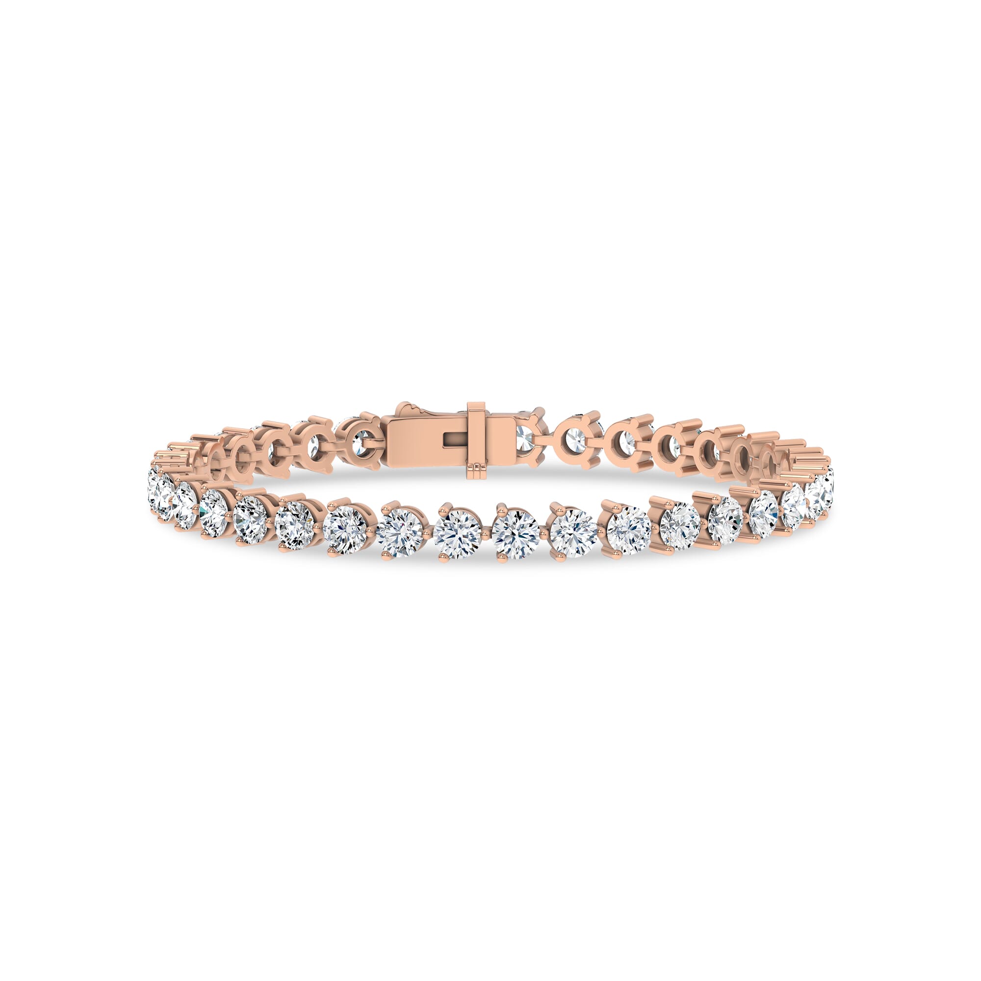 Three-Prong Diamond Tennis Bracelet (9 ct. tw.) - 6.5 In.