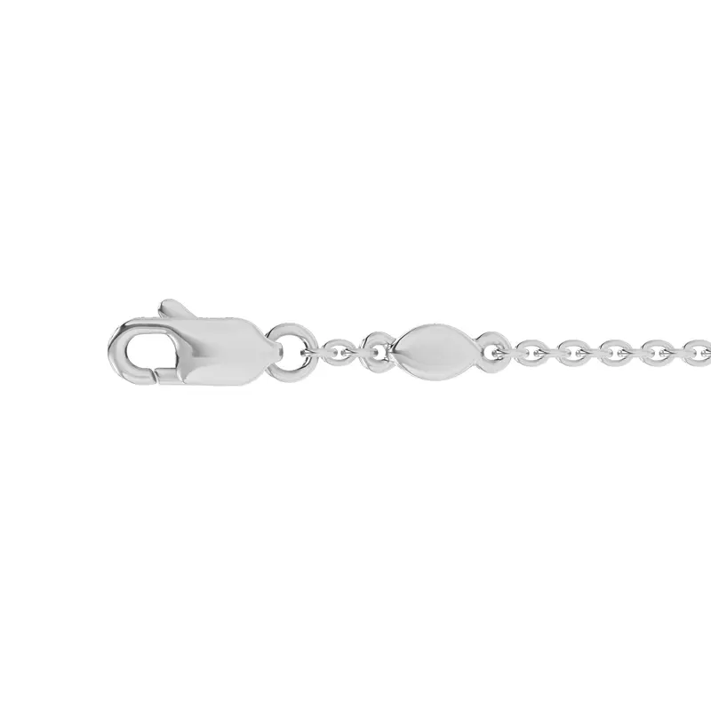 14K White Gold Maravina Vine Lab Bracelet by Christian Siriano