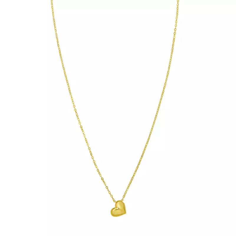 Mini Puff Heart Sway Necklace