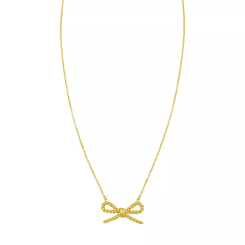 Rope Bow Necklace