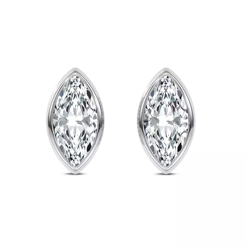 Maravina Bezel Lab Studs by Christian Siriano