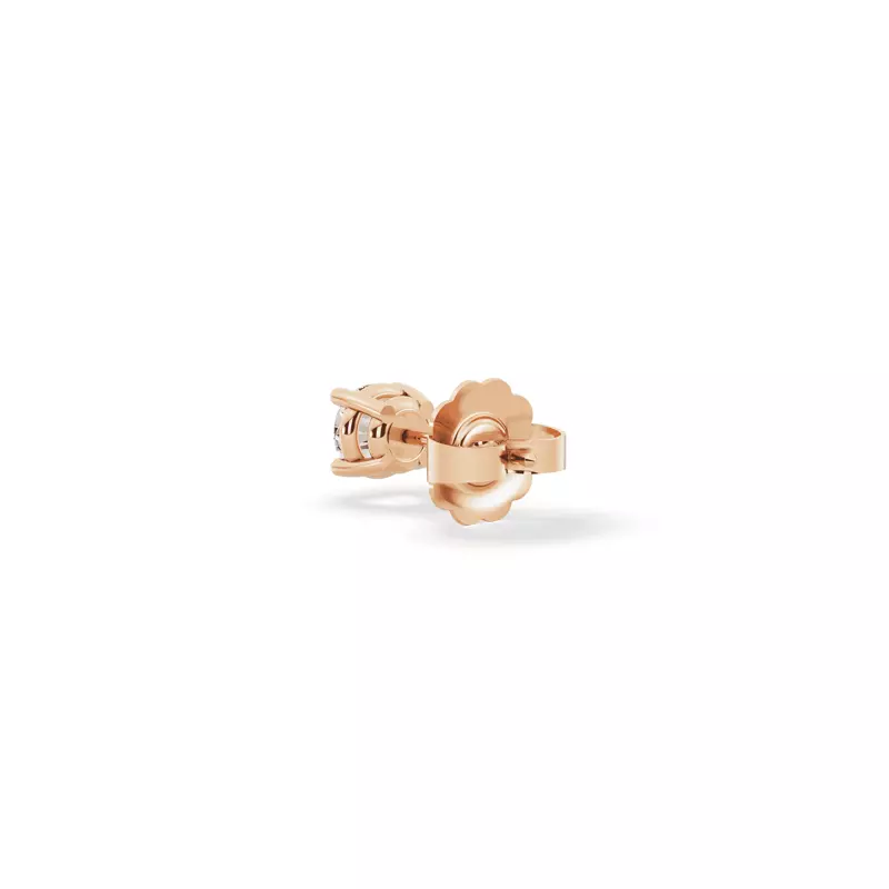 14K Rose Gold Single Diamond Stud Earring (1/4ct)