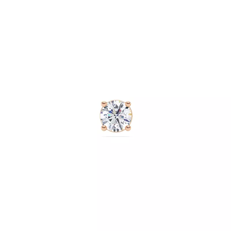 Single Diamond Stud Earring (3/8ct)