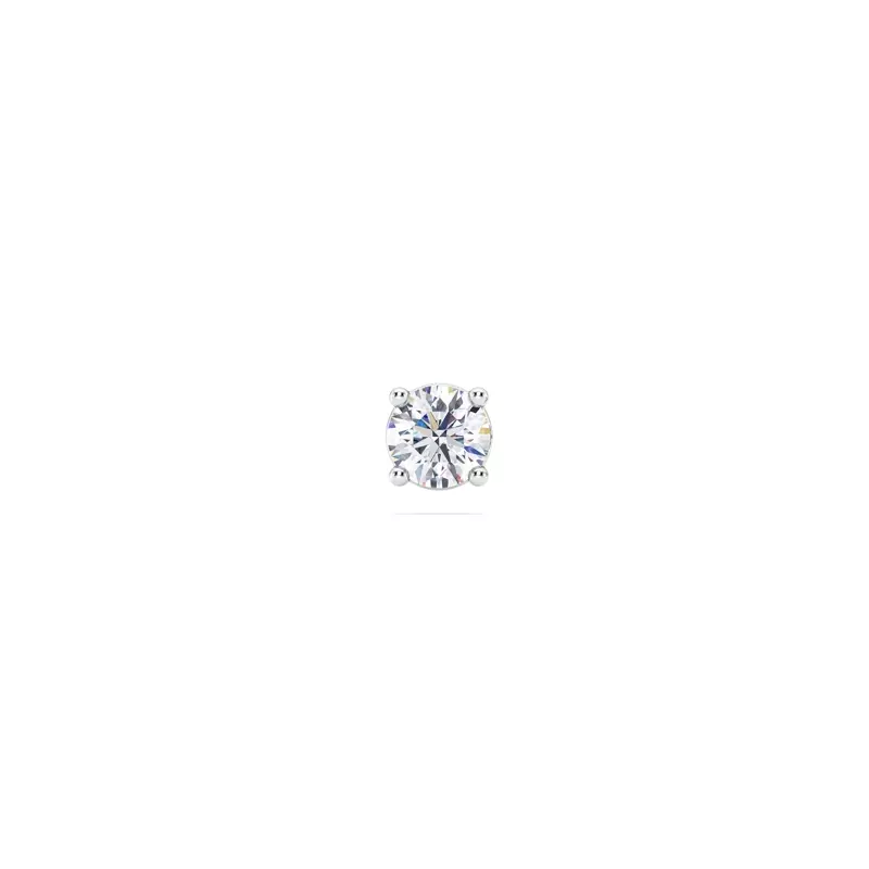 Platinum Single Diamond Stud Earring (1/4ct)
