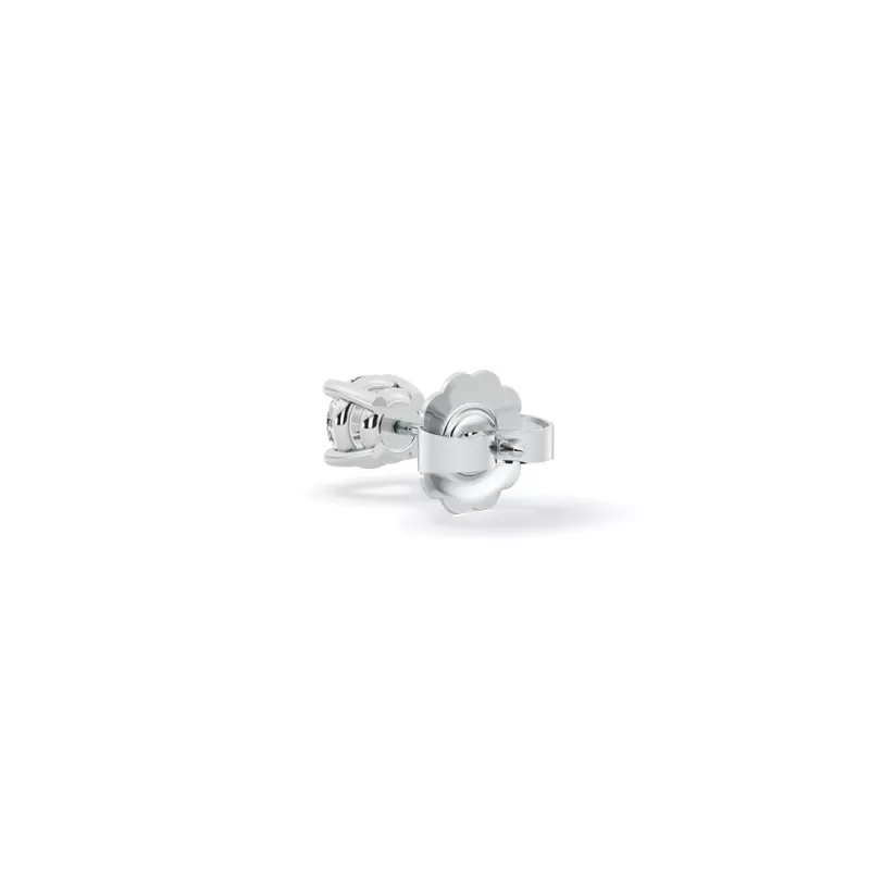 Platinum Single Diamond Stud Earring (1/4ct)