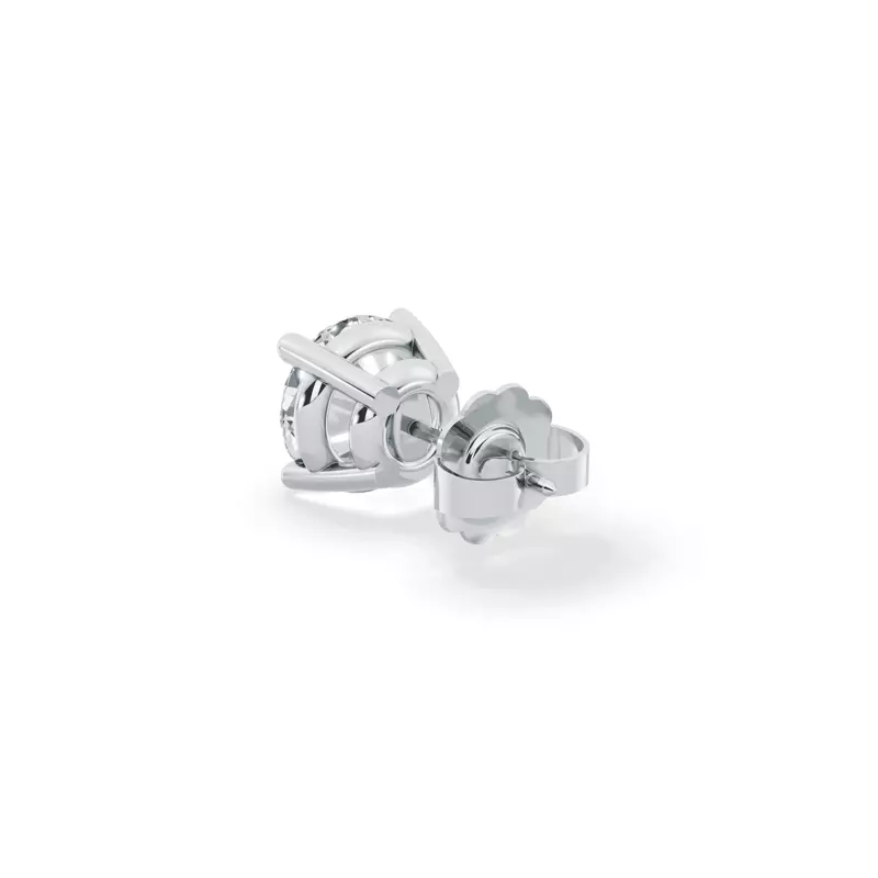 Platinum Single Diamond Stud Earring (1.5ct)