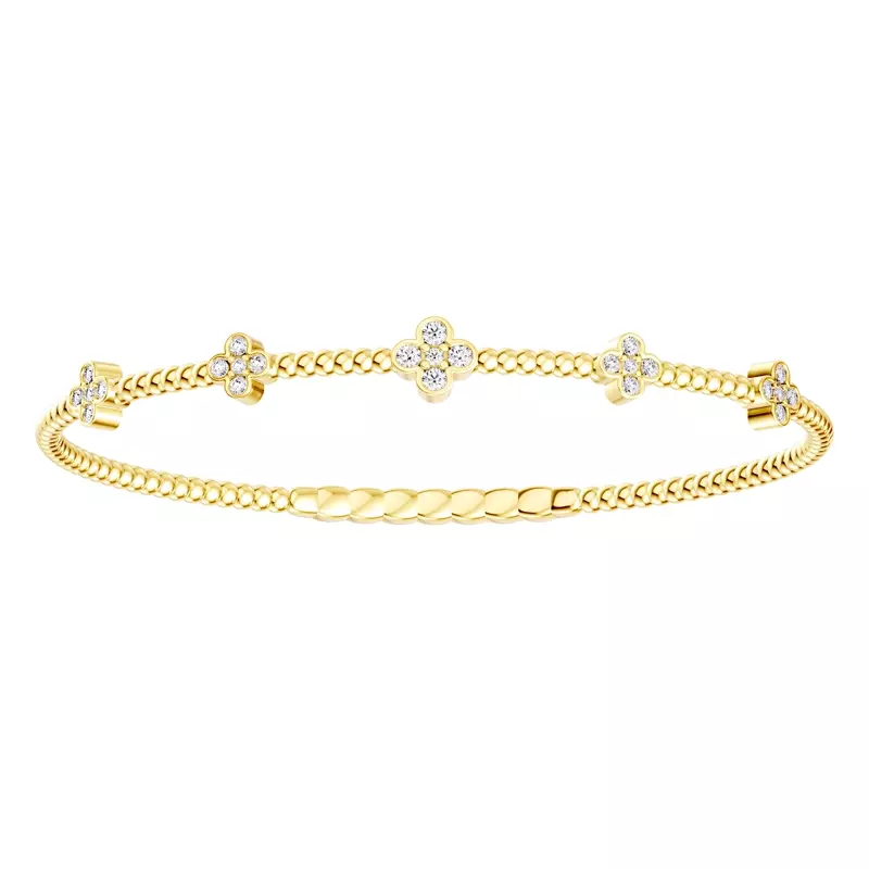 Clover Lab Diamond Flex Bracelet