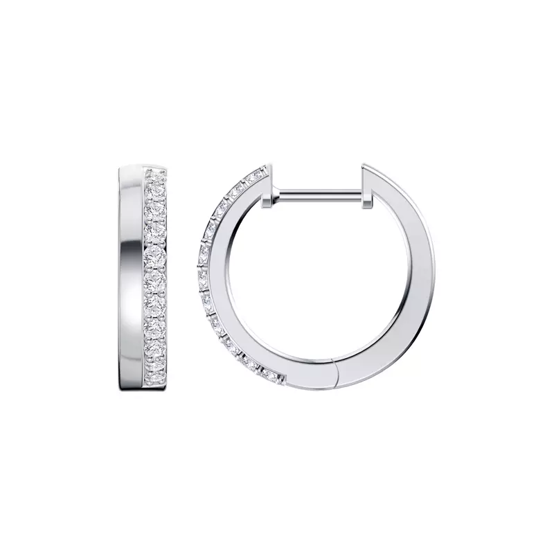 Arceo Diamond Hoops