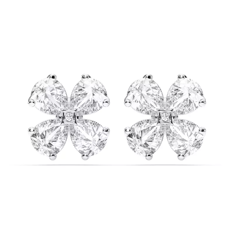 Petralis Pear-Shaped Lab Diamond Earrings