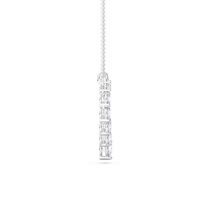 14K White Gold Amora Heart Lab Diamond Pendant (1.50 ct. tw.)