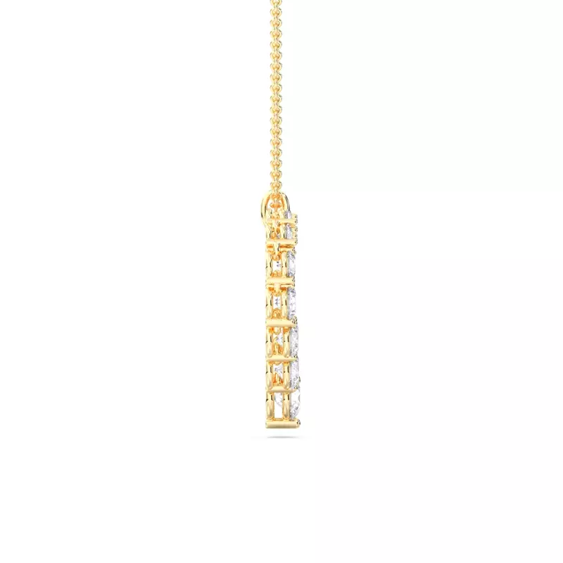 14K Yellow Gold Amora Heart Lab Diamond Pendant (1.50 ct. tw.)