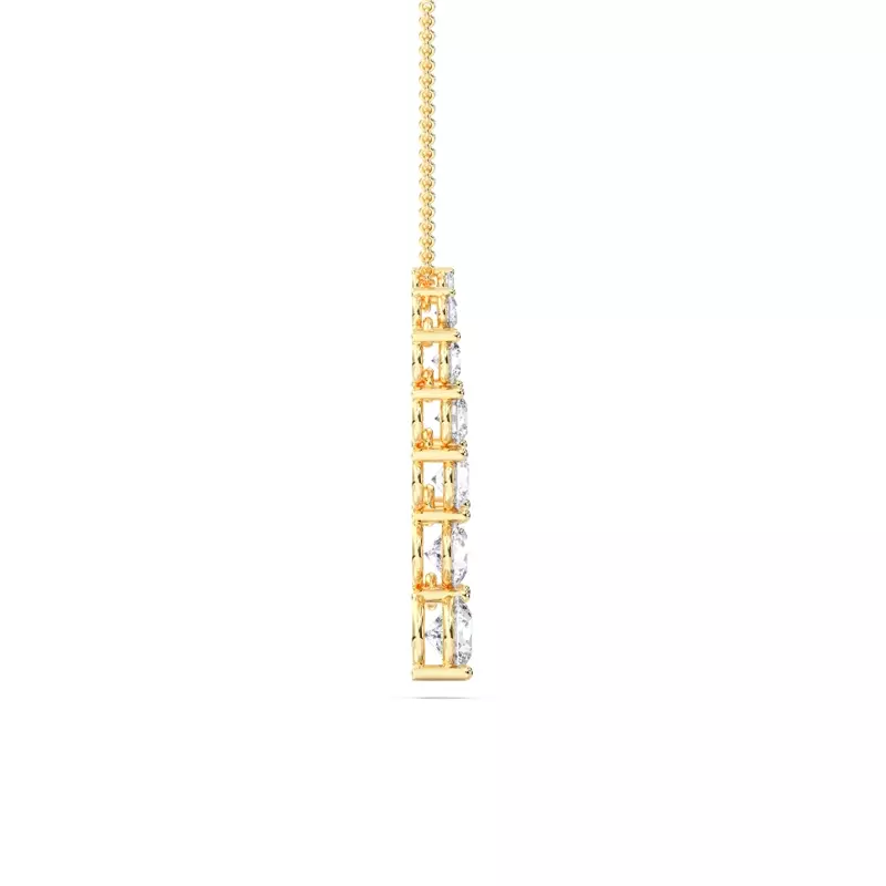 14K Yellow Gold Journey Lab Diamond Pendant (2.00 ct. tw.)