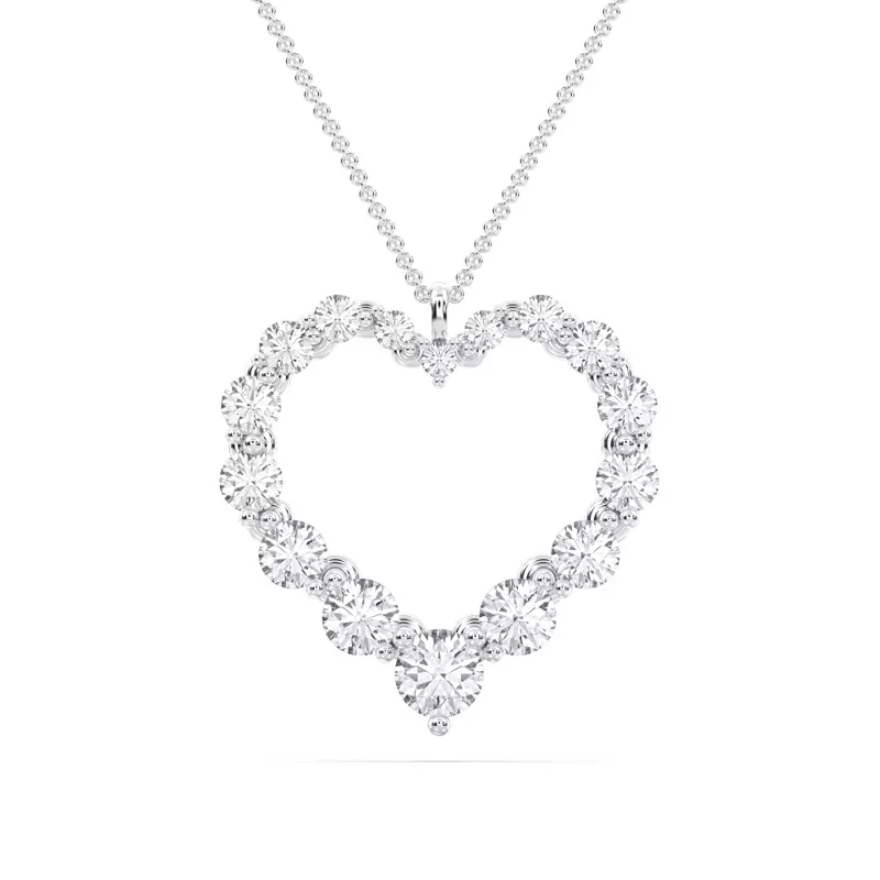 Amora Heart Lab Diamond Pendant (3.00 ct. tw.)