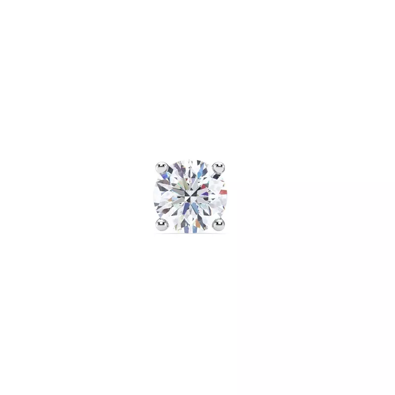 Single Lab Diamond Screw Back Stud Earring (1ct)