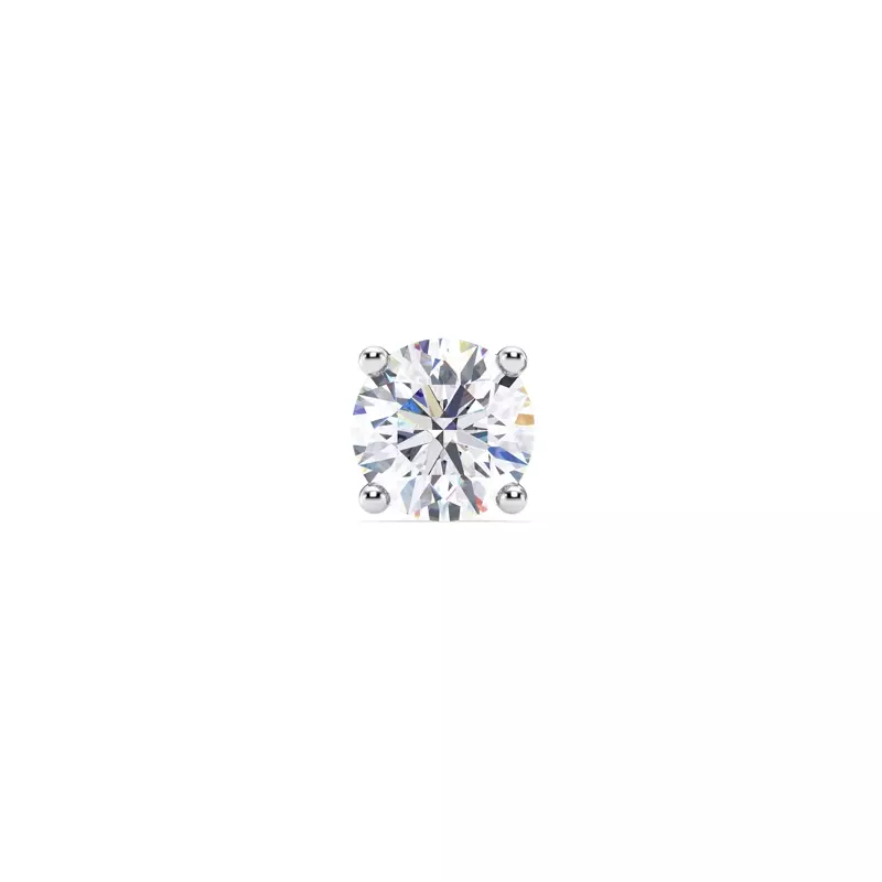 Single Lab Diamond Screw Back Stud Earring (1.5ct)