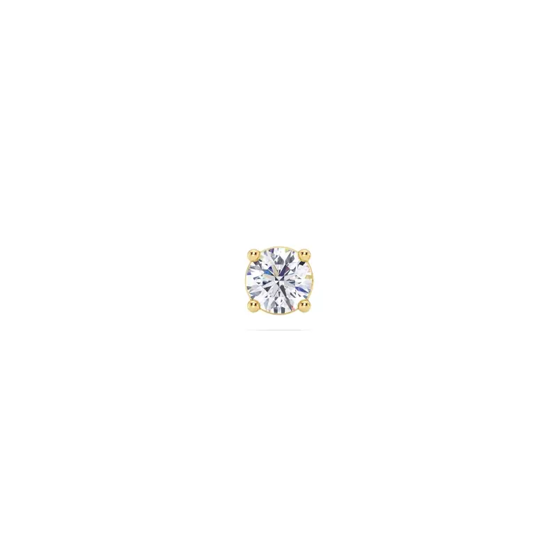 Single Lab Diamond Stud Earring (1/4ct)