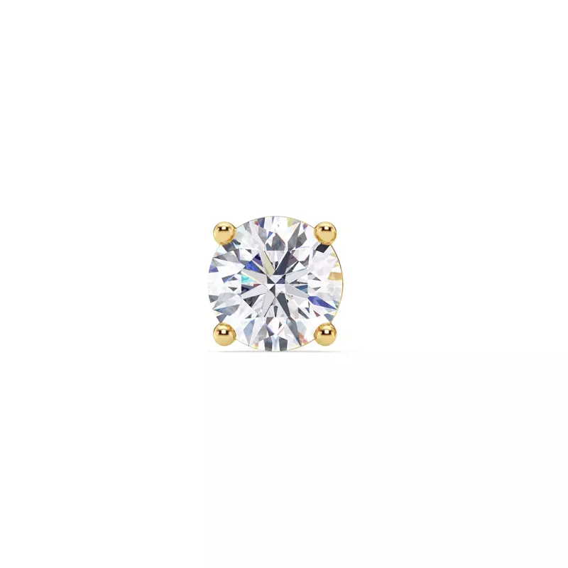 Single Lab Diamond Stud Earring (2ct)