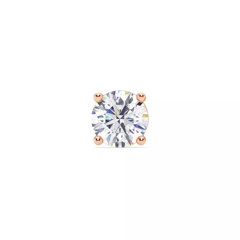 Single Lab Diamond Stud Earring (2ct)