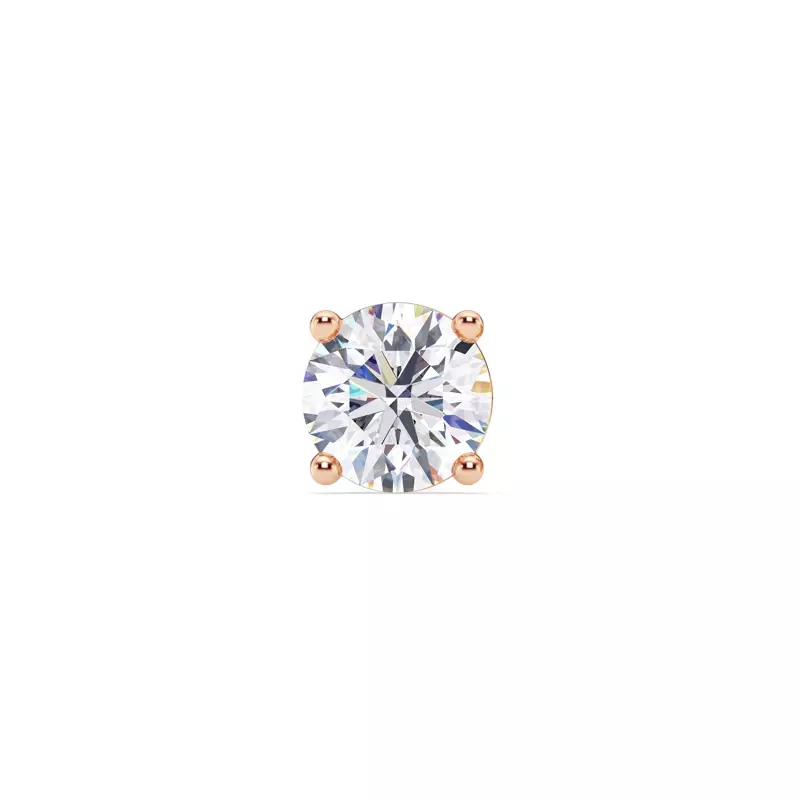 Single Lab Diamond Stud Earring (2.5ct)