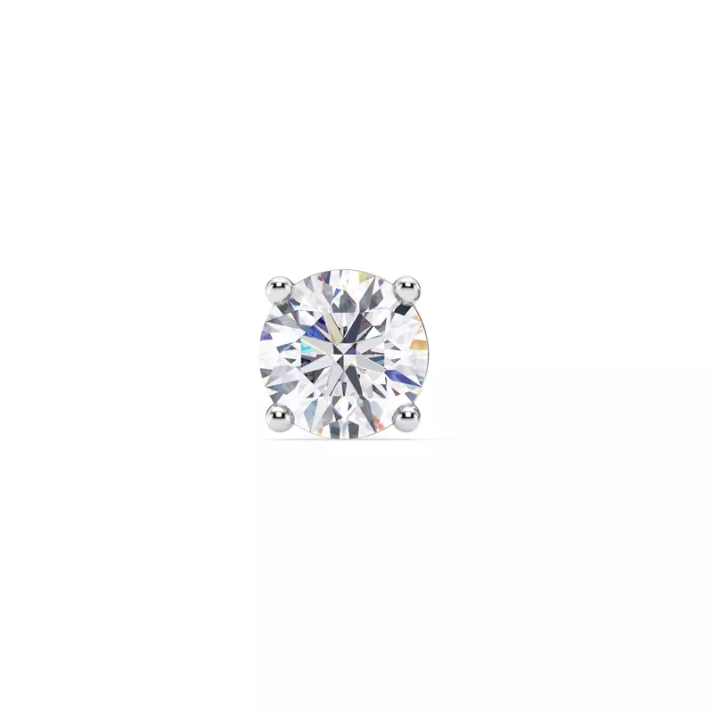 Single Lab Diamond Stud Earring (3ct)