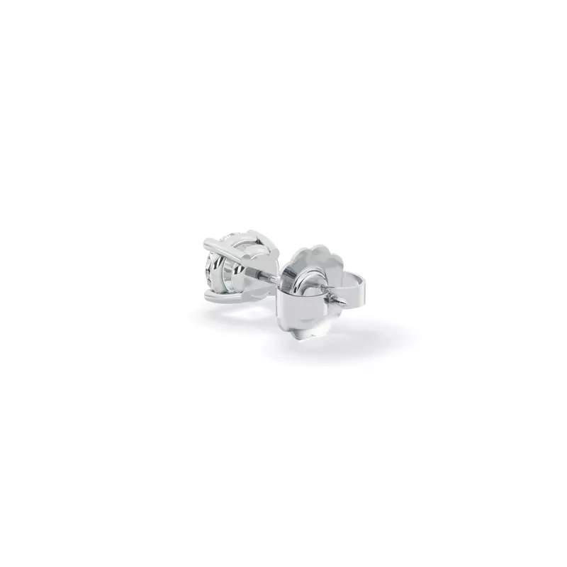 Platinum Single Lab Diamond Stud Earring (3/8ct)