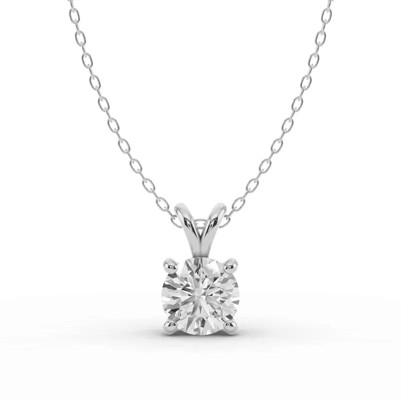 Split Bail Lab Diamond Solitaire Necklace (2.00 ct.)
