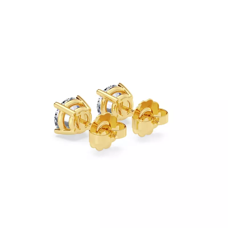 14K Yellow Gold Lab Diamond Stud Earrings (1 1/2 ct. tw.)