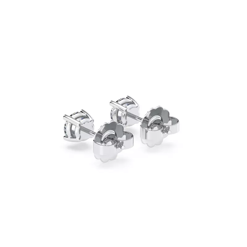 Platinum Lab Diamond Stud Earrings (1/2 ct. tw.)