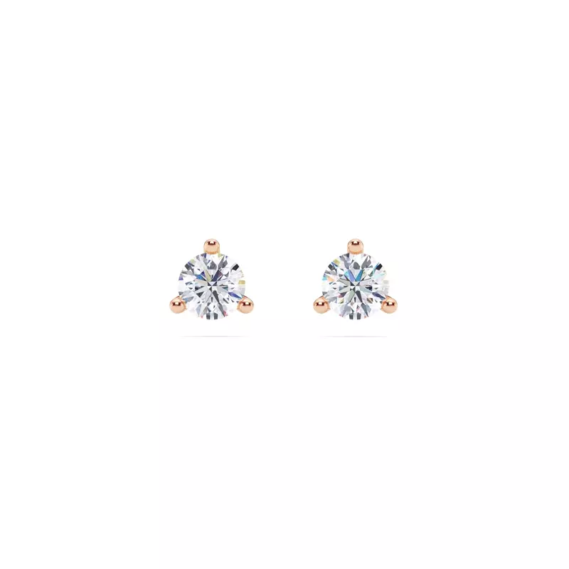 Three-Prong Lab Diamond Martini Earrings (1/2 ct. tw.)