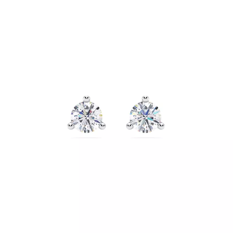 Three-Prong Lab Diamond Martini Earrings (3/4 ct. tw.)