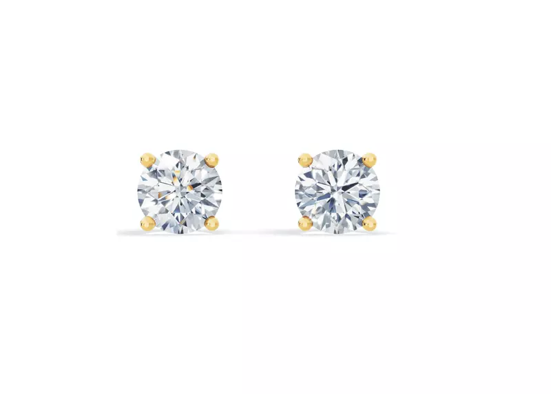 Lab Diamond Guardian Back Earrings (3 ct. tw.)