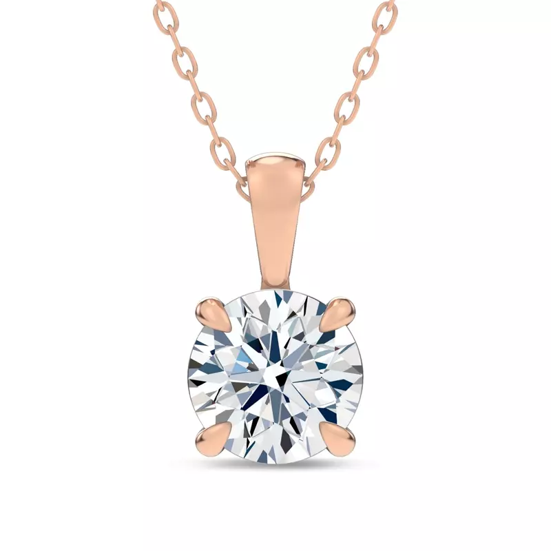 Midnight Halo Round Lab Pendant (2 ct. tw.) by Christian Siriano